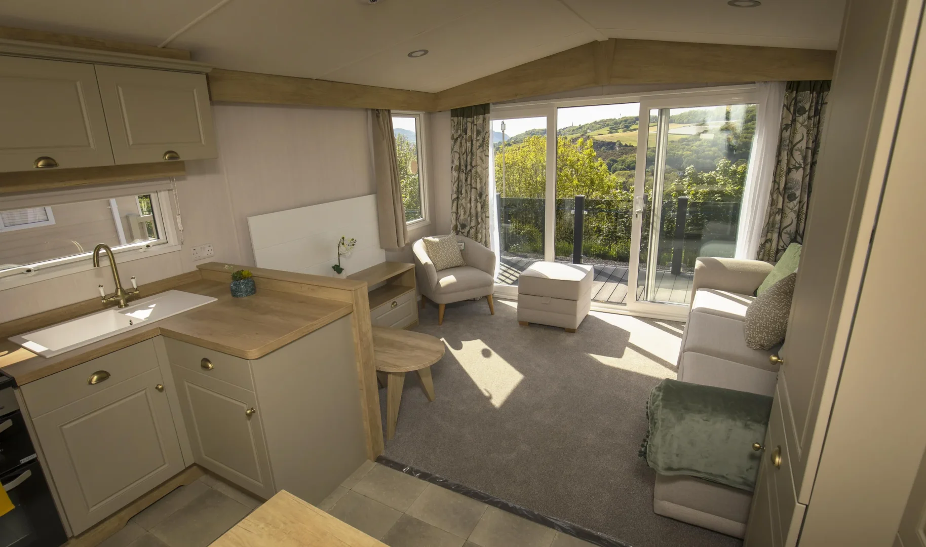 Swift Moselle dining and living area.