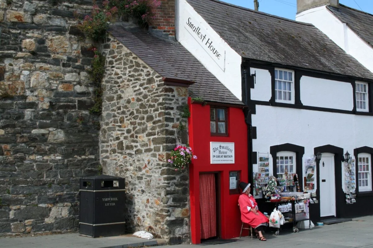 The Smallest House in Great Britain in Conwy.